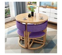 Ensemble table et chaises rondes pour 4 personnes, table de petit-déjeuner compacte vert clair avec 4 chaises rembourrées, mobilier de cuisine gain de place pour petit appartement, café ou salle de