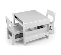 Milly Mally Ensemble de meubles - Table et deux chaises Sven White