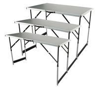 Mannesmann Table multifonction M70113 pliante – lot de 3
