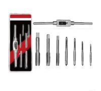 Ensemble Tarauds Métriques 32pcs avec Porte-taraud - Kit pour outillage Filetage pour robuste pour Atelier - Tarauds à Main Anti-dérapants Boîte de Rangement Métallique(20PCS)
