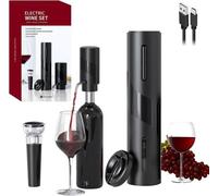 Ensemble tire-bouchon électrique 4 en 1, USB, pour la maison et les fêtes