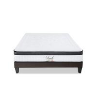 Matelas en mousse à mémoire hybride : 160 x 200 cm / Matelas + Sommier