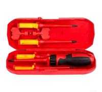 Ensemble Tournevis Acier Chrome-Vanadium 13pcs pour vde Ensemble(D) | Certifié 1000V, sécurité maximale, embouts magnétiques, ergonomique TPR, usage pro