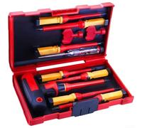 Ensemble Tournevis Acier Chrome-Vanadium 13pcs pour vde Ensemble(F) | Certifié 1000V, sécurité maximale, embouts magnétiques, ergonomique TPR, usage pro