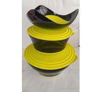 Ensemble Tupperware Elegance Eleganzia comprenant un plat de service + 4,6 l + 2,3 l