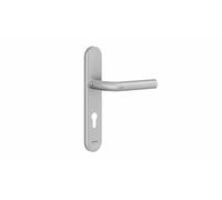 Ensemble Vercy AH200 Béquille 471L sur plaque Clé i BEZAULT entraxe 195 C7 inox brossé - 204784
