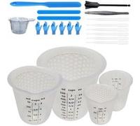 Ensemble Verres Doseurs Silicone Polyvalents 500/250/120 ml