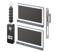 Ensemble visiophone EMOS EM-10AHD pour 2 participants avec serrure el. serrure à ouverture/fermeture, H3017.3
