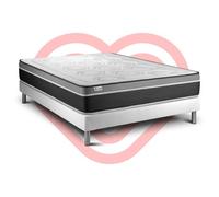Ensemble VITAL CARE 180 x 200 cm sommier Kit blanc