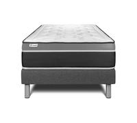 Vitalit Ensemble Matelas et sommier VITAL CARE 90 x 190 cm Kit gris