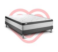 Ensemble VITAL ERGO 160 x 200 cm sommier Kit gris