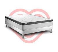 Ensemble VITAL ERGO 180 x 200 cm sommier Kit blanc