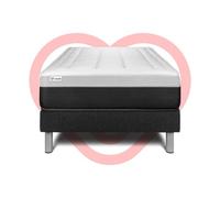 Ensemble VITAL FORM 90 x 200 cm sommier kit noir