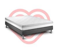 Ensemble VITAL RELAX 160 x 200 cm sommier Kit gris