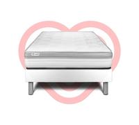 Ensemble VITAL RELAX 90 x 190 cm sommier Kit blanc