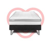 Ensemble VITAL RELAX 90 x 200 cm sommier Kit noir