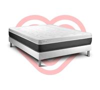Ensemble VITAL SOFT 160 x 200 cm sommier Kit blanc