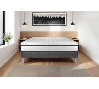 Ensemble VITAL SPA 180 x 220 cm sommier Kit gris - 24cm - Mmoire de forme - Enveloppant - Sommier kit Gris