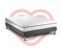 Vitalit Ensemble Matelas Sommier VITAL SPA 200 x 200 cm Kit sommier gris