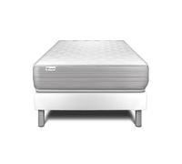 Ensemble VITALMEMO 90x200cm sommier kit blanc