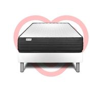 Ensemble VITALPOWER 90 x 190 cm sommier Kit blanc