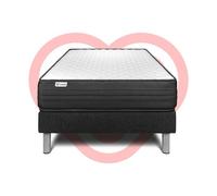 Ensemble VITALPOWER 90 x 190 cm sommier Kit noir
