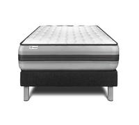 Ensemble VITALPOWER RECOVER 90 x 190 cm sommier Kit noir
