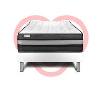 Ensemble VITALPOWER ZEN 90 x 190 cm sommier Kit blanc