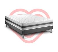 Ensemble VITALSPRING RECOVER 180 x 200 cm sommier Kit gris