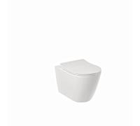 Ensemble WC KLUDI RESA R 23WCSET43 fixations encastrées, blanc brillant