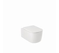 Ensemble WC Kludi Resa s 27WCSET43 fixations dissimulées, blanc brillant