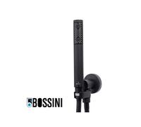 Ensemble ZEN encastrable avec support, douchette et flexible noir mat BLACK & WHITE - BOSSINI C54004C070