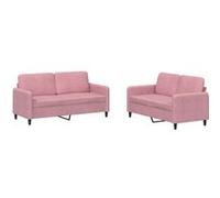 Ensembles canapés, fauteuils et tables de jardin Vidaxl metal rose 2 pieces Rose G