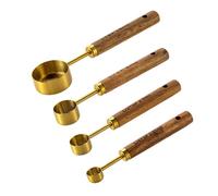 Ensembles de Cuillères Doseuses, Cuillère Doseuse, 4 Pièces inoxydable Cuillères à Mesurer, Cuillere Mesure Cuillère Doseuse Café