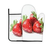 Ensembles de Gants de Cuisine et de maniques à Motifs Aquarelle « Trois FRA