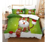 Ensembles De Housse De Couette Cute Snowman D Ensembles De Literie Microfibre Parure De Lit King£¿Xcm£©