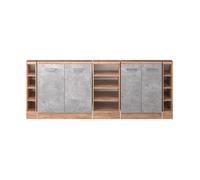 Ensembles de meuble de rangement sous pente Rion, Lot de 5, Béton, Vicco 56042