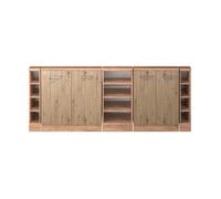 Ensembles de meuble de rangement sous pente Rion, Lot de 5, Chêne Artisan, Vicco 56041