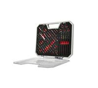 Ensembles d'outils Ensemble d'outils emballé avec un tournevis, une mbout, un tournevis, un adaptateur de douille de perceuse étagée et un porte-embout pour le bricolage(58PCS-GY)