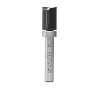 ENT 11700 Fraise affleurante Carbure pour gabarit de dents Milescraft, diamètre (D) 12,7 mm, NL 19 mm, S 8 mm, SL 32 mm, GL 55 mm, Z2+1, avec roulement à billes sur tige