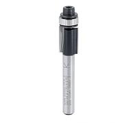ENT 13560 Fraise pour affleurer droite Carbure, Queue (S) 6 mm, Diamètre (D) 9,5 mm, NL 12,7 mm, SL 32 mm, GL 55 mm, avec roulement