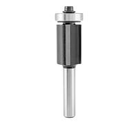 ENT 13578 Fraise à affleurer, Arbre (S) 8 mm, Diamètre (D) 18 mm, NL 25 mm, SL 32 mm, GL 68,5 mm, en carbure, avec roulement à billes