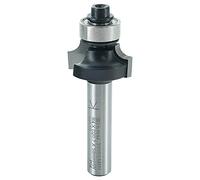 ENT 14284 Fraise à arrondir Carbure, Queue (S) 8 mm, Diamètre (D) 20,7 mm, NL 9,5 mm, R 4 mm, SL 32 mm, avec roulement