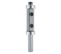 ENT 20422 Plaquettes Fraises à affleurer en métal dur, queue (S) 12 mm, diamètre (D) 22 mm, NL 50 mm, avec roulement à billes, lame réversible à deux tranchants