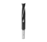 ENT 45258 Mèches à mortaiser hélicoïdale droite, acier à outils, Diamètre (D) 22 mm, NL 75 mm, GL 190 mm, droit, S 16 mm