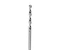 ENT 50060 3 pièces HSS-G Forets à bois Premium Wood avec Ø 6 mm, foret hélicoïdal d'une longueur de travail de 52 mm et d'une longueur totale de 91 mm avec pointe de centrage et coupe épaule