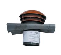 Ent/sort air toiture gris diam 125mm - Atlantic 464056