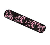 Entemne Gants de cuisine en fleur de cerisier rose - Résistant à la chaleur - Double gants de cuisine avec crochet - Protection contre la chaleur - Essentiels de cuisine - Cadeaux pour femme