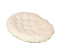 Entgoinggo Chaise suspendue, pour terrasse, panier à bascule Papaye, siège rond, coussin ergonomique anti-pression, avec design concave remplissage en polyester respirant, pour intérieur et extérieur