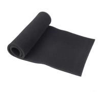 Entgoinggo Feuille de rechange pour filtre AC en coton noir 100 x 40 cm pour hotte de camping-car, hotte de four, siphon à graisse, piège à particules facile à installer